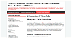 Desktop Screenshot of livingstonparish.net