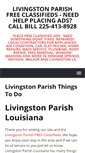 Mobile Screenshot of livingstonparish.net